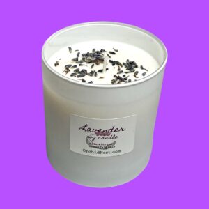Lavender soy candle