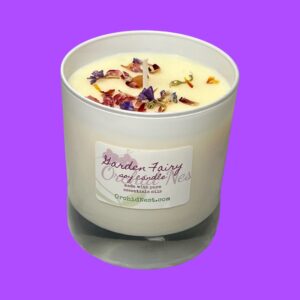 Garden fairy soy candle
