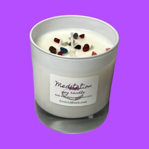 Meditation soy candle