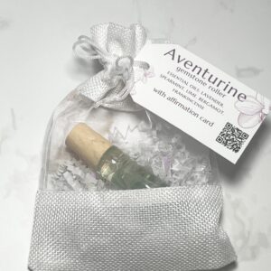 Aventurine gemstone roller