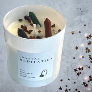 Crystal Meditation candle