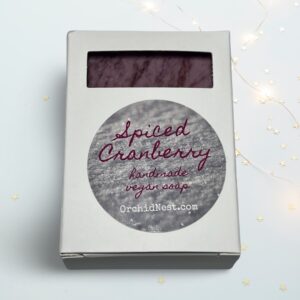 Spiced cranberry soap