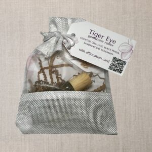 Tiger eye gemstone roller