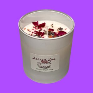 Sacred spa soy candle