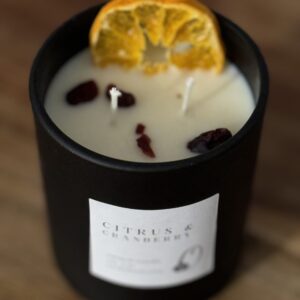 Citrus & Cranberry Soy Candle